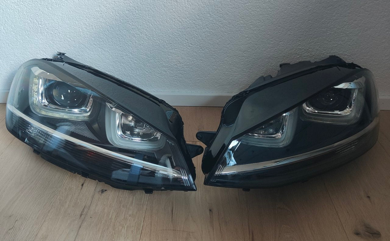 VW Golf VII Vorfacelift GTD Scheinwerferglas Scheibe (Halogen/Xenon Bj. 2012 - 2017)